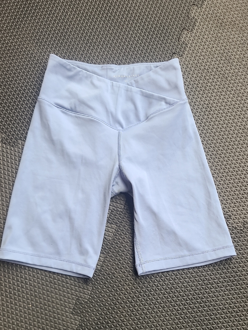 Aeropostale Light Lavender High-Waist Bike Shorts